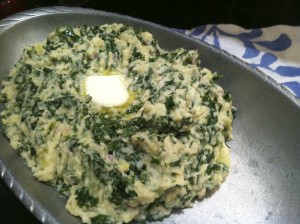 CSA Challenge: Kale + Potatoes = Colcannon