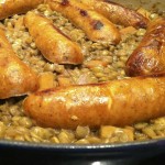 lentils and sausage